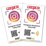 Instagram Takip Kartı NFC-QR