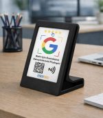 Siyah NFC Kart Standı – Masaüstü Stand (Kart Hariç)